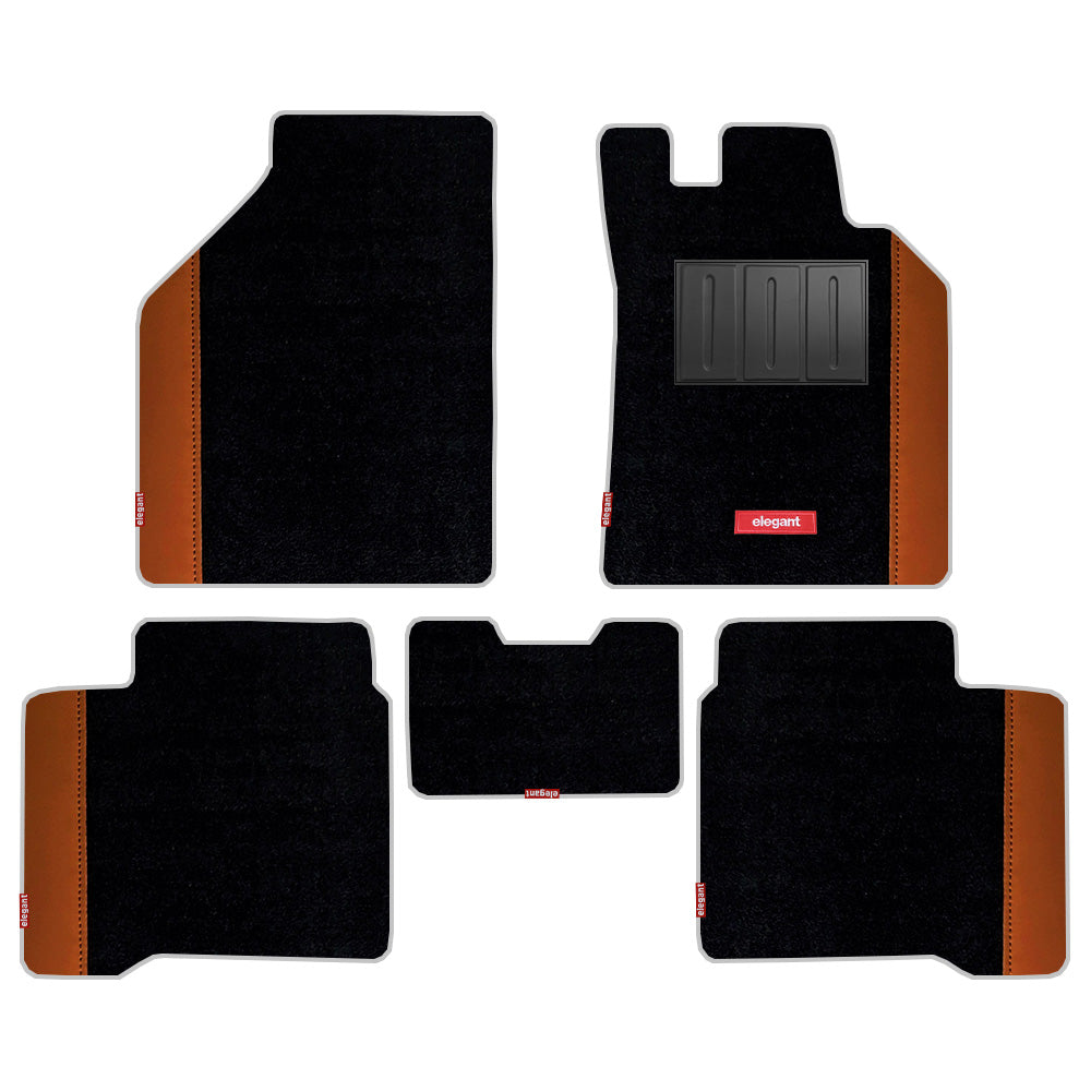 Duo Carpet Car Floor Mat Black For Maruti Baleno