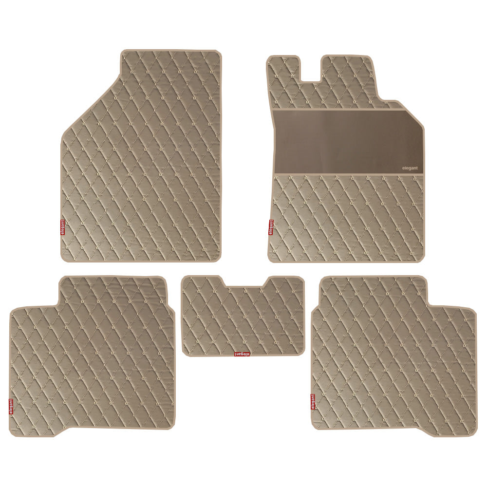 Luxury Leatherette Car Floor Mat For Maruti Baleno Interior Matching
