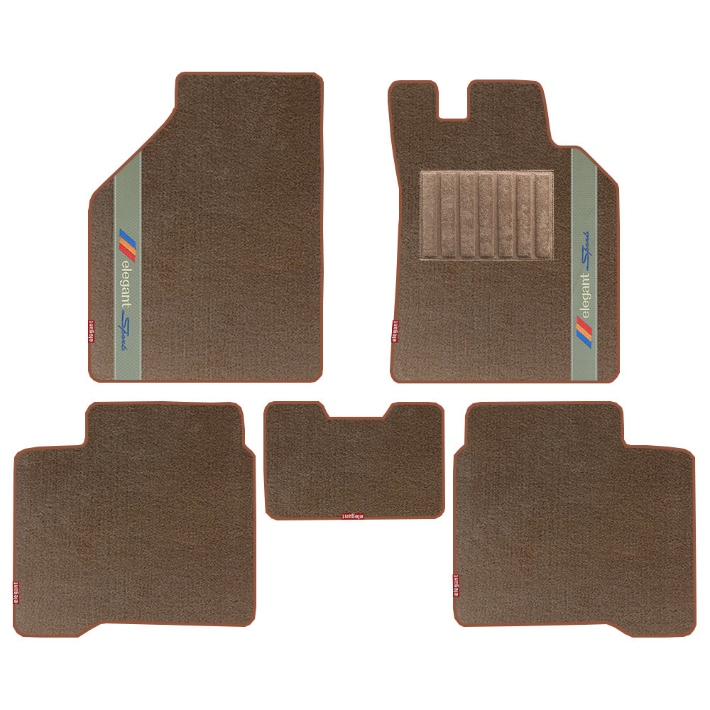 Sports Car Floor Mat Beige For Maruti Baleno