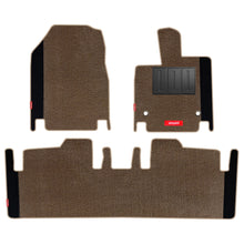 Duo Carpet Car Floor Mat For Mahindra BE 6 - Beige Black | Elegant Auto Retail