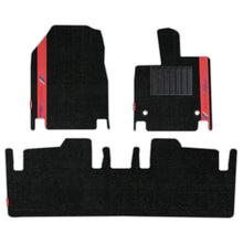 Sports Carpet Car Floor Mat For Mahindra BE 6 - Black Red | Elegant Auto Retail