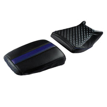 Load image into Gallery viewer, Cameo Sports Twin Bike Seat Cover Black and Blue for KTM Duke
