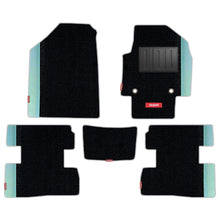 Duo Carpet Car Floor Mat For Hyundai Creta - Black Silver | Elegant Auto Retail