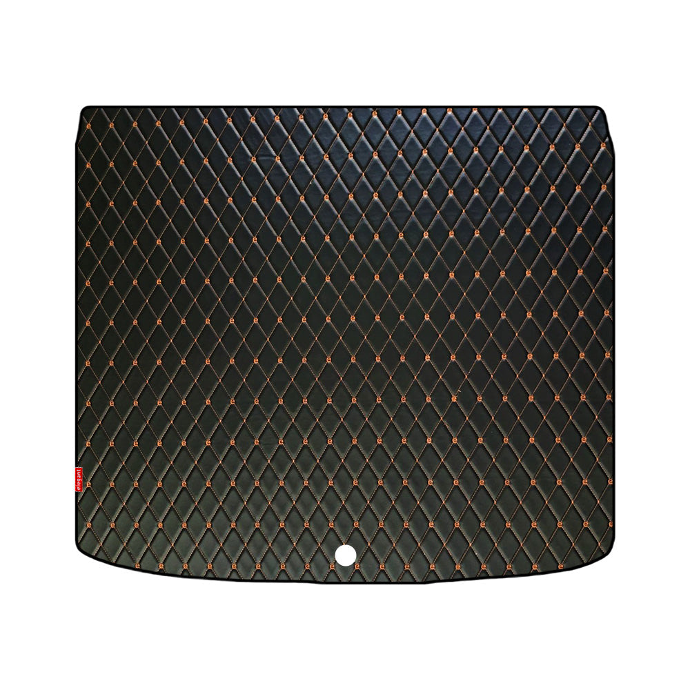 Luxury Leatherette Car Dicky Mat For Audi Q5 - Black Tan | Elegant Auto Retail