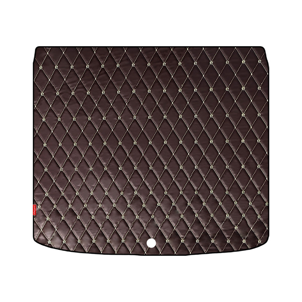 Luxury Leatherette Car Dicky Mat For Audi Q5 - Brown Beige | Elegant Auto Retail