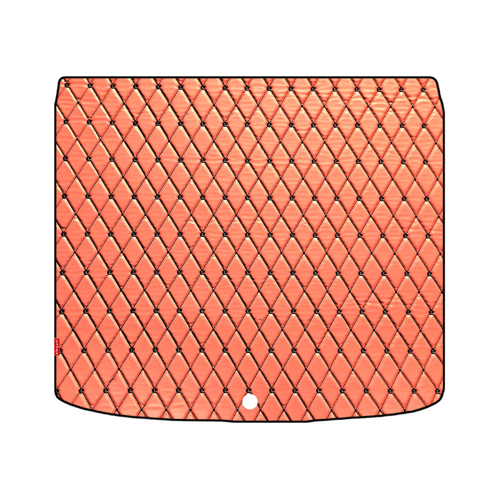 Luxury Leatherette Car Dicky Mat For Audi Q5 - Tan Black | Elegant Auto Retail
