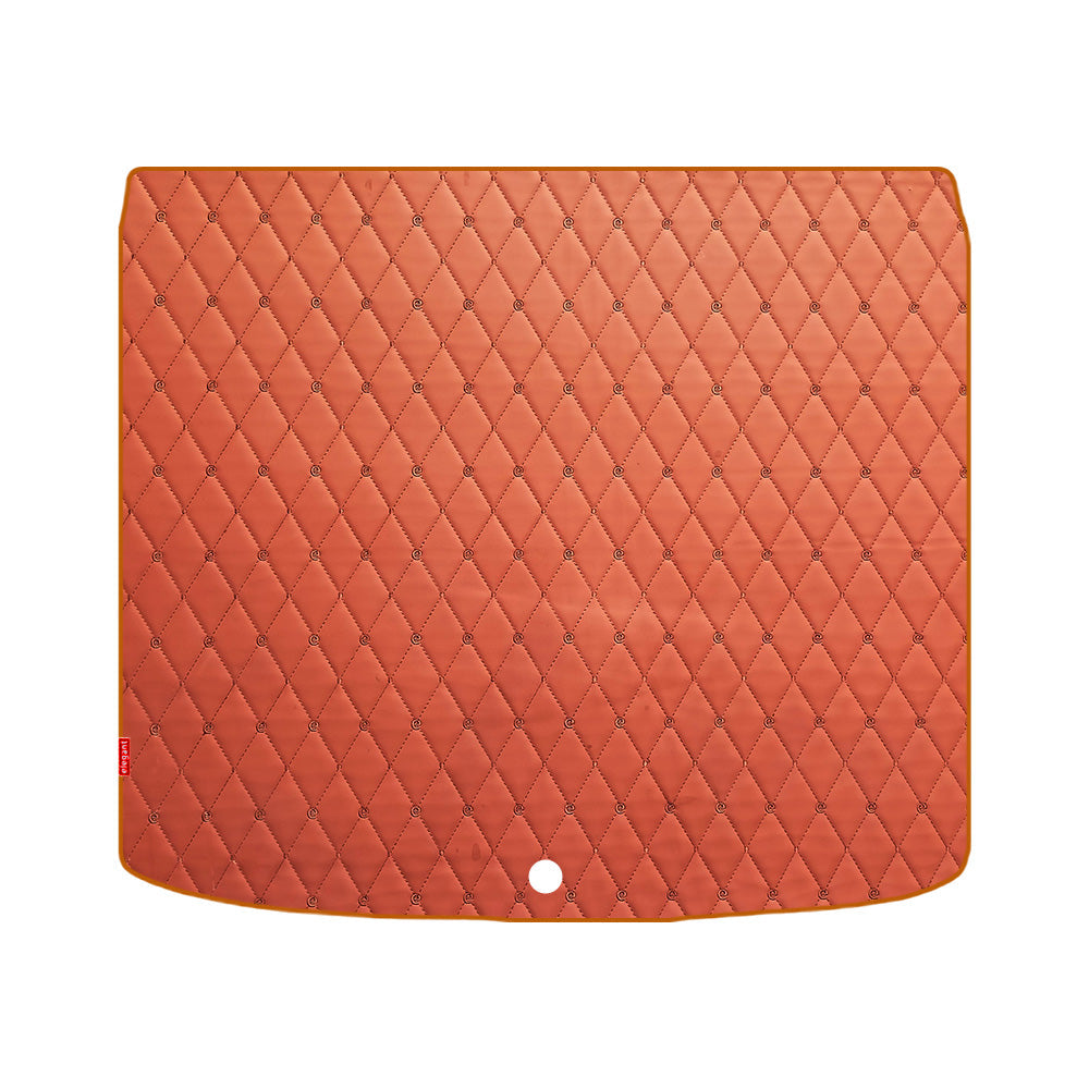Luxury Leatherette Car Dicky Mat For Audi Q5 - Tan Tan | Elegant Auto Retail