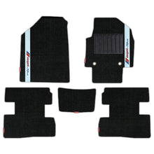 Sports Carpet Car Floor Mat For Hyundai Creta - Black White | Elegant Auto Retail