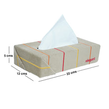 Fabric Tissue Box Beige Liner Design CU06 | Elegant Auto Retail