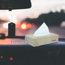 Fabric Tissue Box Grey Square Design CU10 | Elegant Auto Retail