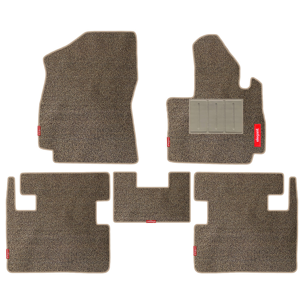 Spike Car Floor Mat for Tata Curvv - Beige | Elegant Auto Retail