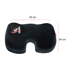 Elegant 91 Memory Foam Coccyx Seat Cushion Pillow In Black | Elegant Auto Retail