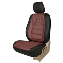 Colt Duo Bucket Fit Art Leather Car Seat Cover For Maruti Brezza ( In Black-Brown ) Elegant Auto Retail