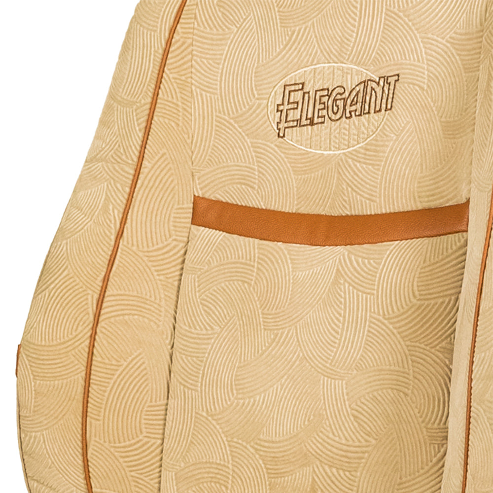 BIGZOOM Towel Car Seat Cover for Maruti Ertiga-Beige