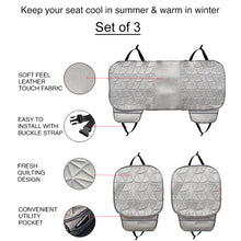 Space CoolPad Car Seat Cushion Grey (Set of 3) | Elegant Auto Retail