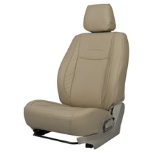 Vogue Cube Art Leather Car Seat Cover For Jeep Compass | in Beige Colour | Elegant Auto Retail