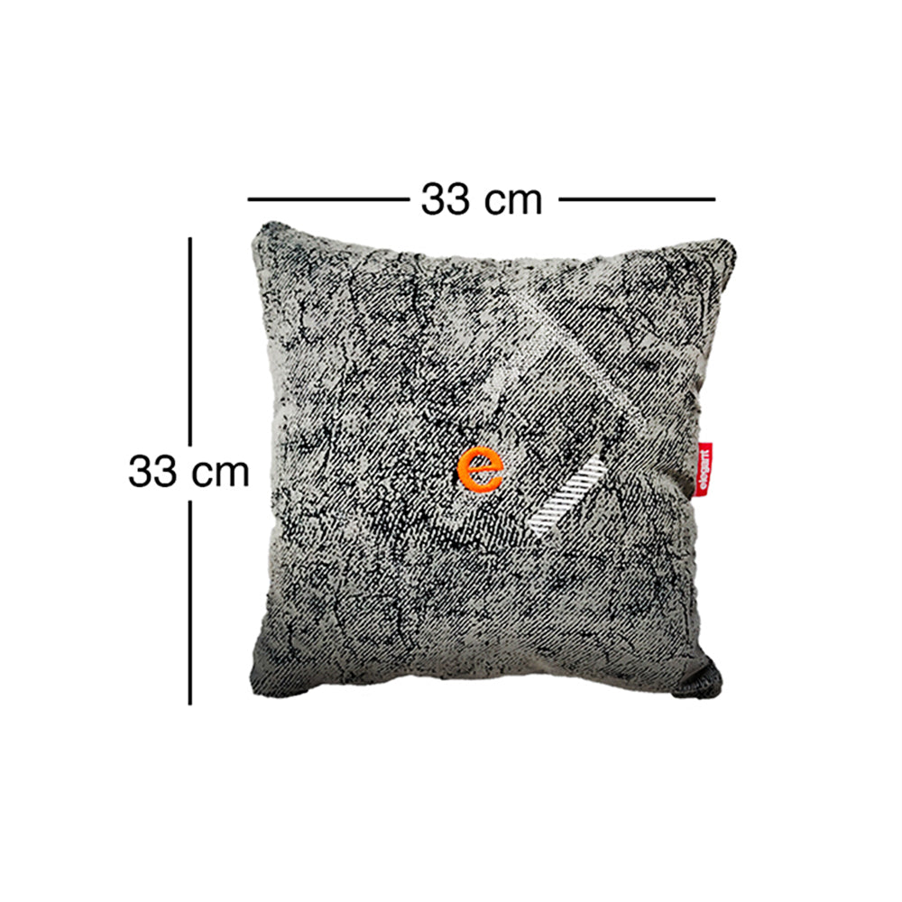 Dark Grey Elegant Silky Car Cushion Pillow Set of 2 | Elegant Auto Retail