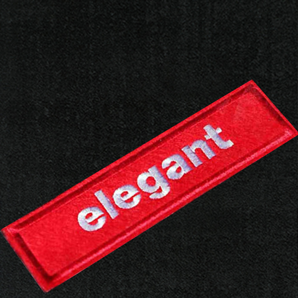 Duo Carpet Car Floor Mat For Toyota Etios - Black Red | Elegant Auto Retail