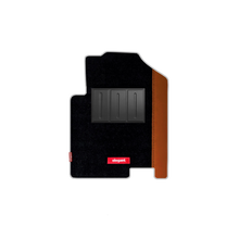 Duo Carpet Car Floor Mat For BYD eMAX 7 EV - Black Tan | Elegant Auto Retail