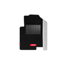Duo Carpet Car Floor Mat For Hyundai Creta - Black White | Elegant Auto Retail