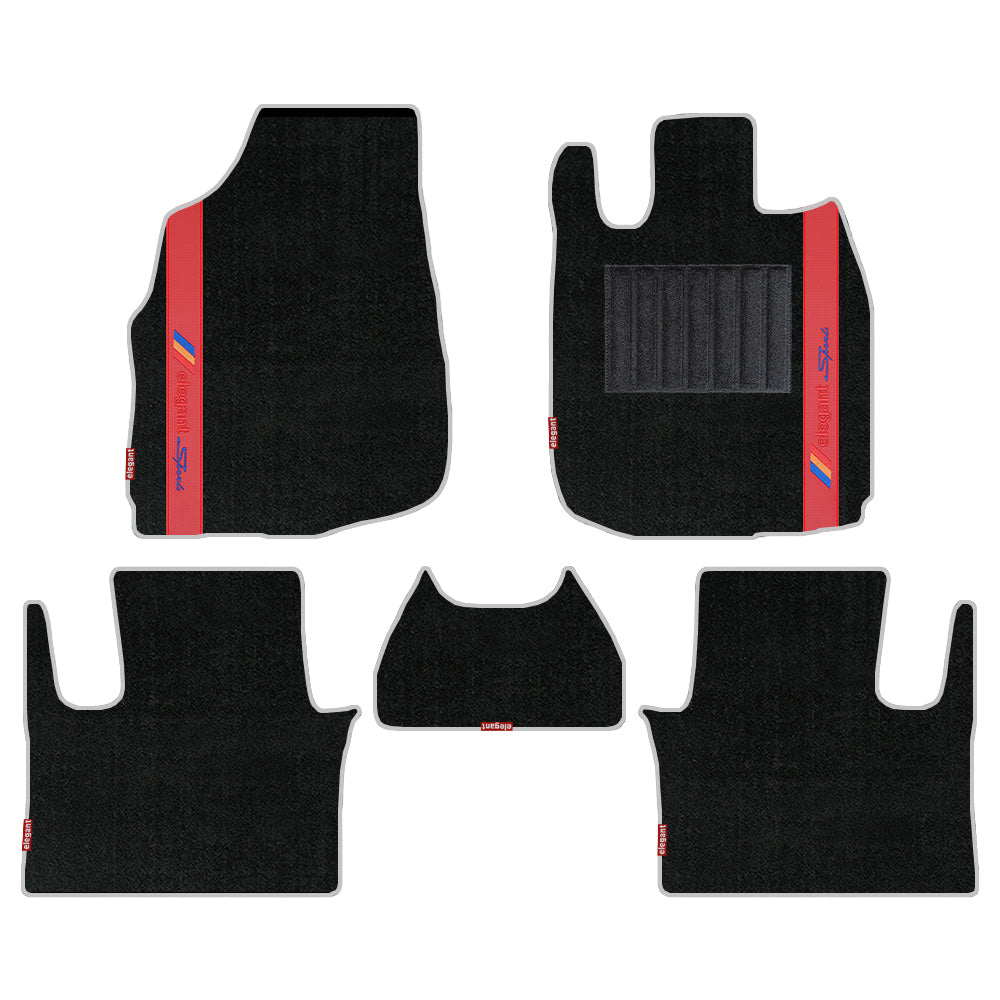 Sports Car Floor Mat Red For Honda Elevate