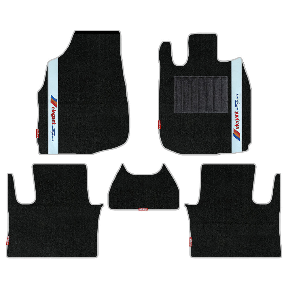 Sports Car Full Floor Mat White For Honda Elevate