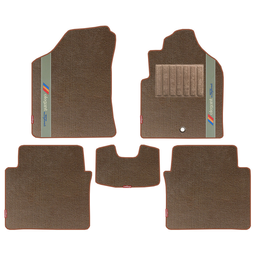 Sports Car Floor Mat Beige For Hyundai Exter