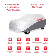 Load image into Gallery viewer, Elegant Car Body Cover WR White And Grey for MUV Cars

