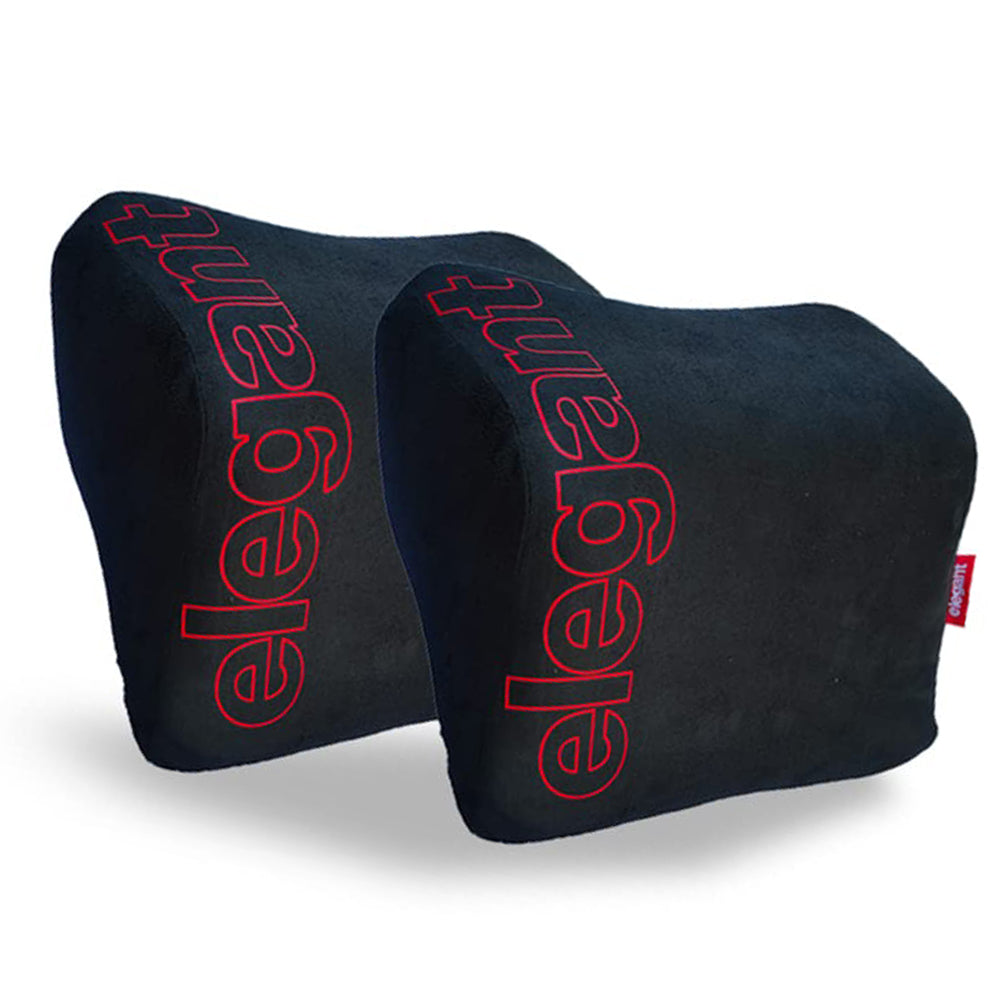 Elegant Active Memory Foam Neck Rest D Support Pillow (Set of 2) | Elegant Auto Retail