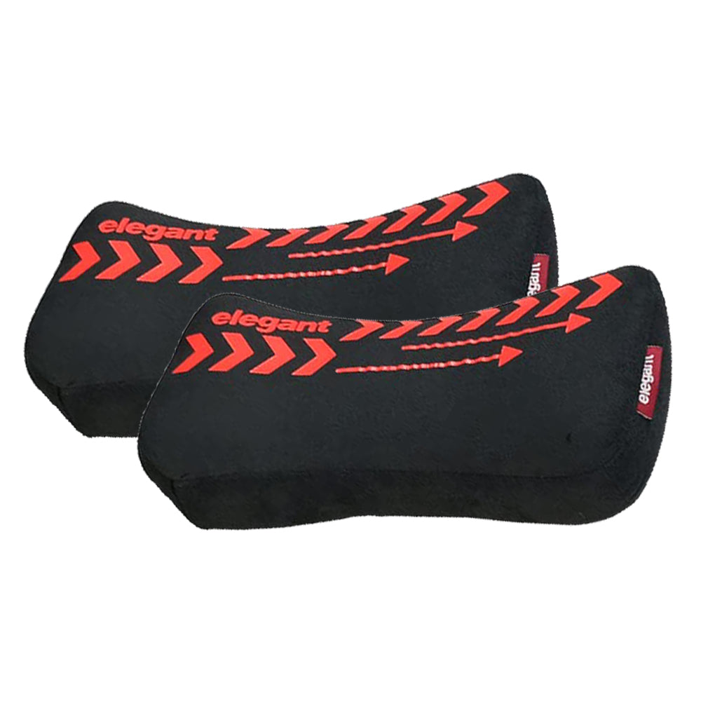 Elegant Arrow Memory Foam Car Neck Support Pillow (Set of 2) In Back-Ten | Elegant Auto Retail