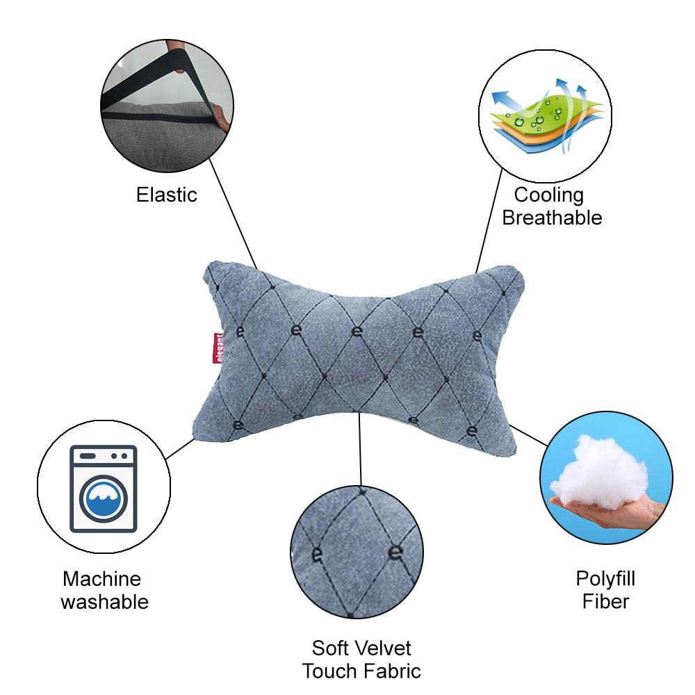 Elegant Car Neck Rest Pillow Set of 2 CU01 | Elegant Auto Retail