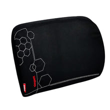 Elegant Zig Memory Foam Lumbar Support Back Rest Pillow (Black)