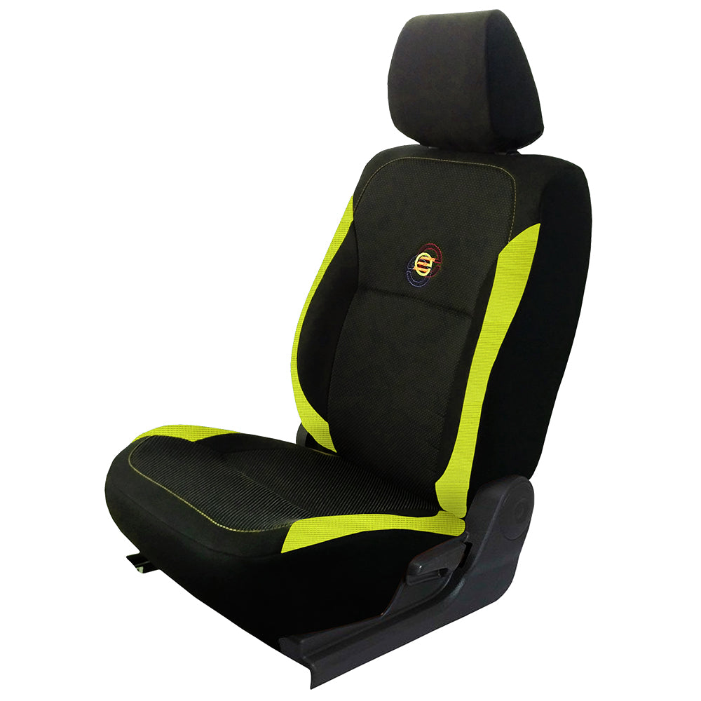Buy Fabric Car Seat Cover Online Black and Green Seat Covers Luxury