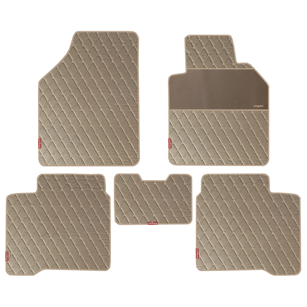 Luxury Leatherette Car Floor Mat For Maruti Fronx Interior Matching