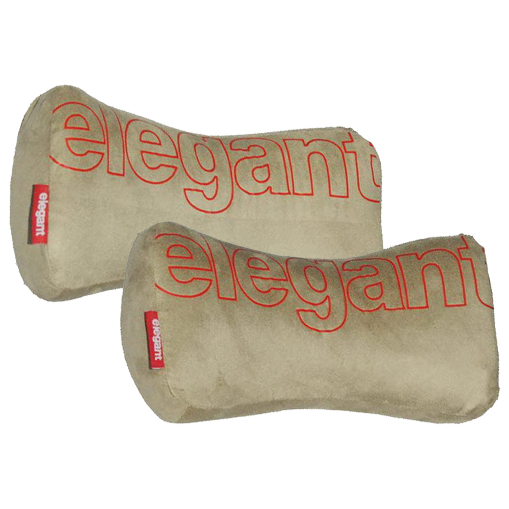Foam Car Neck Rest Pillow (Set of 2) In Black | Elegant Auto Retail