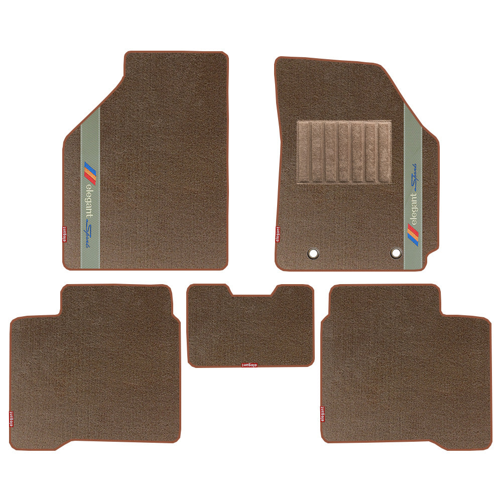 Sports Car Floor Mat Beige For Toyota Glanza