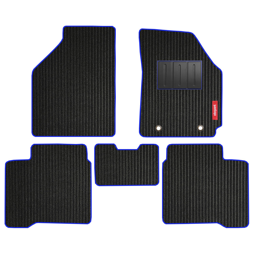 Cord Carpet Car Floor For Toyota Glanza - Black Blue | Elegant Auto Retail