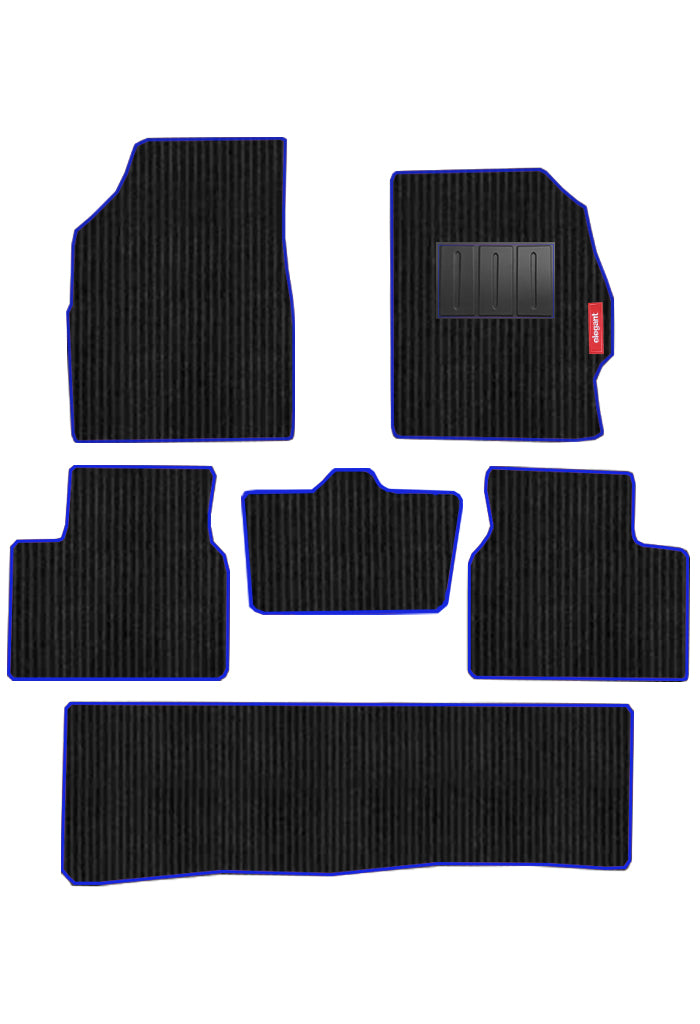 Cord Carpet Car Floor Mat Blue For Mahindra Bolero Neo