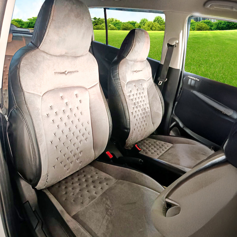 Gen Y Velvet Fabric Car Seat Cover For Hyundai Creta