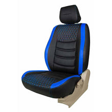 Glory Prism Art Leather Car Seat Cover Black and Blue For Maruti Victoris