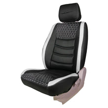 Glory Prism Art Leather Car Seat Cover Black and Grey For Maruti Brezza