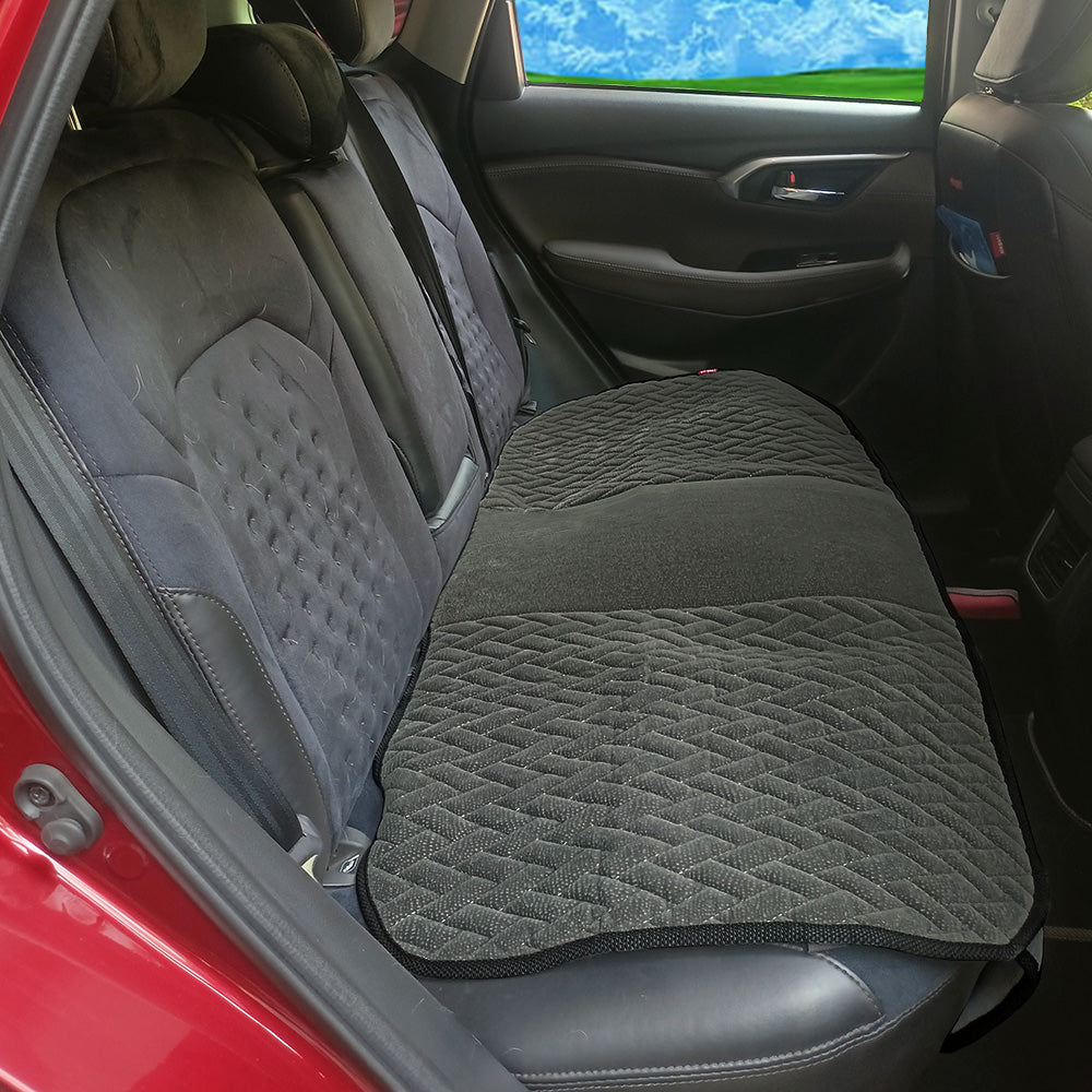 Caper Cool Pad Car Seat Cushion Black and Grey (Set of 3)