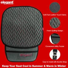 Caper Cool Pad Car Seat Cushion Grey-Red (Set of 3)