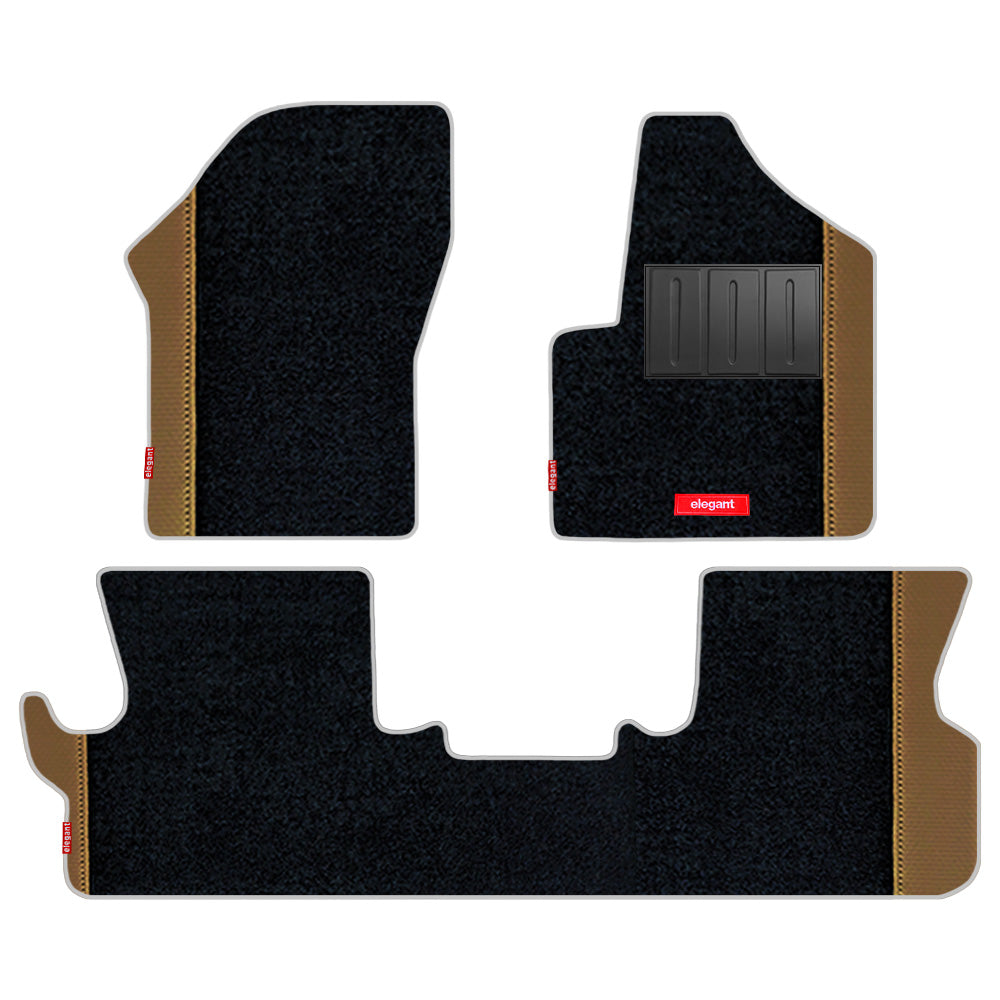 Duo Carpet Mat Black Beige - Tata Harrier EV-2025 | Elegant Auto Retail