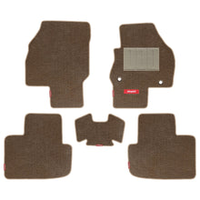 Duo Carpet Car Floor Mat For Skoda Kylaq - Beige Beige | Elegant Auto Retail