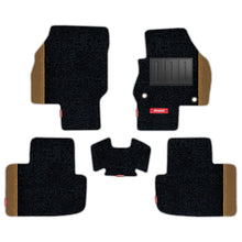 Duo Carpet Car Floor Mat For Skoda Kylaq - Black Beige | Elegant Auto Retail