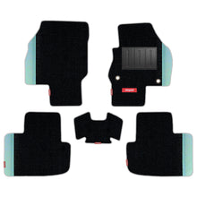 Duo Carpet Car Floor Mat For Skoda Kylaq - Black Silver | Elegant Auto Retail