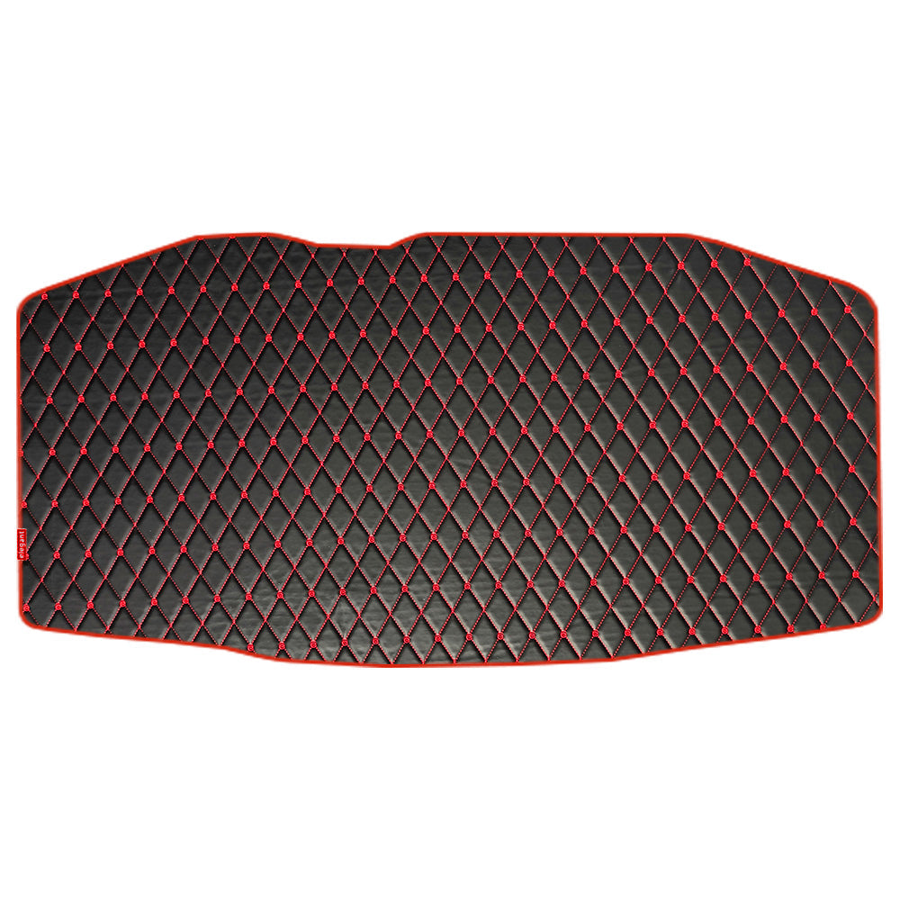 Luxury Leatherette Car Dicky Mat For Toyota Camry - Black Red | Elegant Auto Retail
