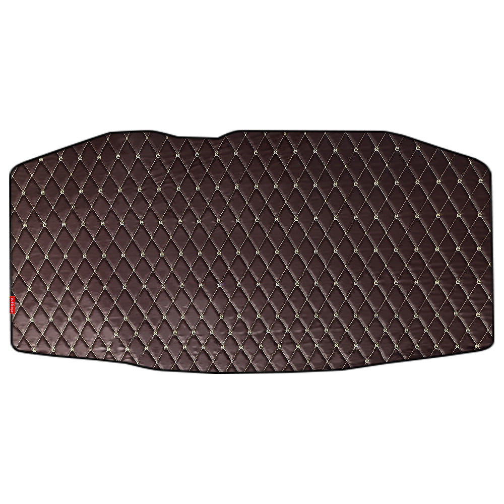 Luxury Leatherette Car Dicky Mat For Toyota Camry - Brown Beige | Elegant Auto Retail