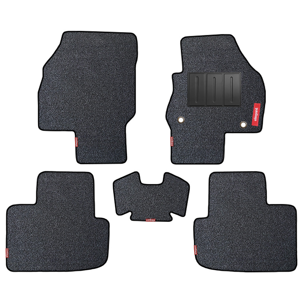 Spike Car Floor Mat for Skoda Kylaq - Grey Black | Elegant Auto Retail